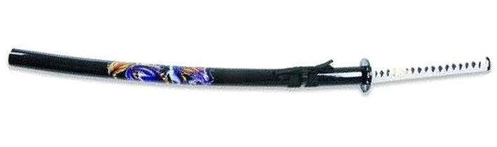 Katana Design Dragon 96cm Tranchant Arme 2 Katana Design Dragon 96cm Tranchant Arme – Image 2