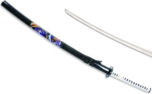 Katana Design Dragon 96cm Tranchant Arme 1 Katana Design Dragon 96cm Tranchant Arme