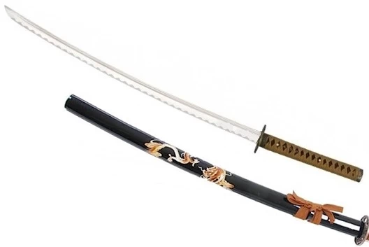 Katana Dragon 96cm Tranchant Arme 1 Katana Dragon 96cm Tranchant Arme