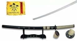 Katana Tradition 94cm Tranchant + Socle Déco - IMPERIAL