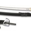 Katana Tranchant 100cm Arme + Socle Bois + Housse