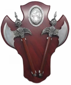 Lot 2 Haches Hachettes 50,5cm Romain Socle ALBAINOX