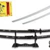 Lot 2 Katanas 94cm Et 69,5cm + Socle Déco - Katana IMPERIAL