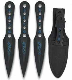 Lot 3 Couteaux De Lancer 16,5cm - Couteau De Jet