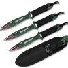 Lot 3 Couteaux De Lancer 19cm ANGRY SHARK
