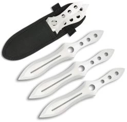 Lot 3 Couteaux De Lancer 20,2cm Full Tang ALBAINOX