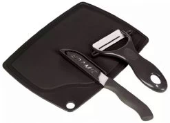 Lot Couteau Office + éplucheur + Planche à Découper