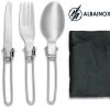 Lot Cuillère Couteau Fourchette Camping Outdoor