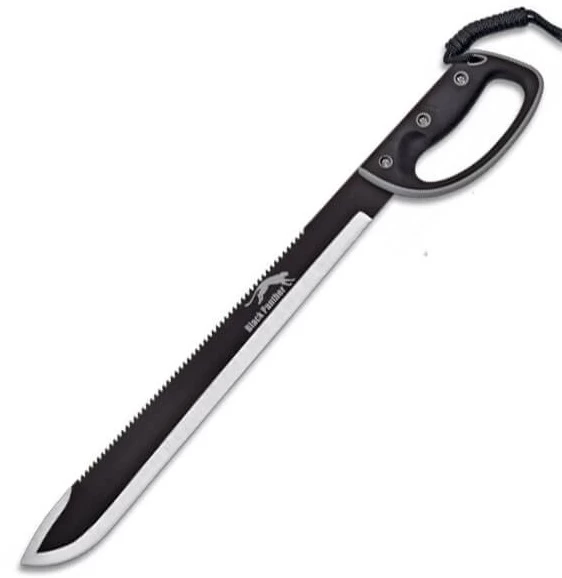 Machette Black Panther 61,5cm Coupe-coupe Garde Main 2 Machette Black Panther 61,5cm Coupe-coupe Garde Main – Image 2