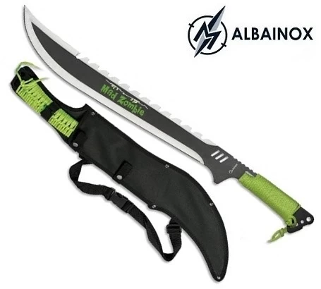 Machette ZOMBIE 63,2cm Full Tang Acier ALBAINOX 1 Machette ZOMBIE 63,2cm Full Tang Acier ALBAINOX