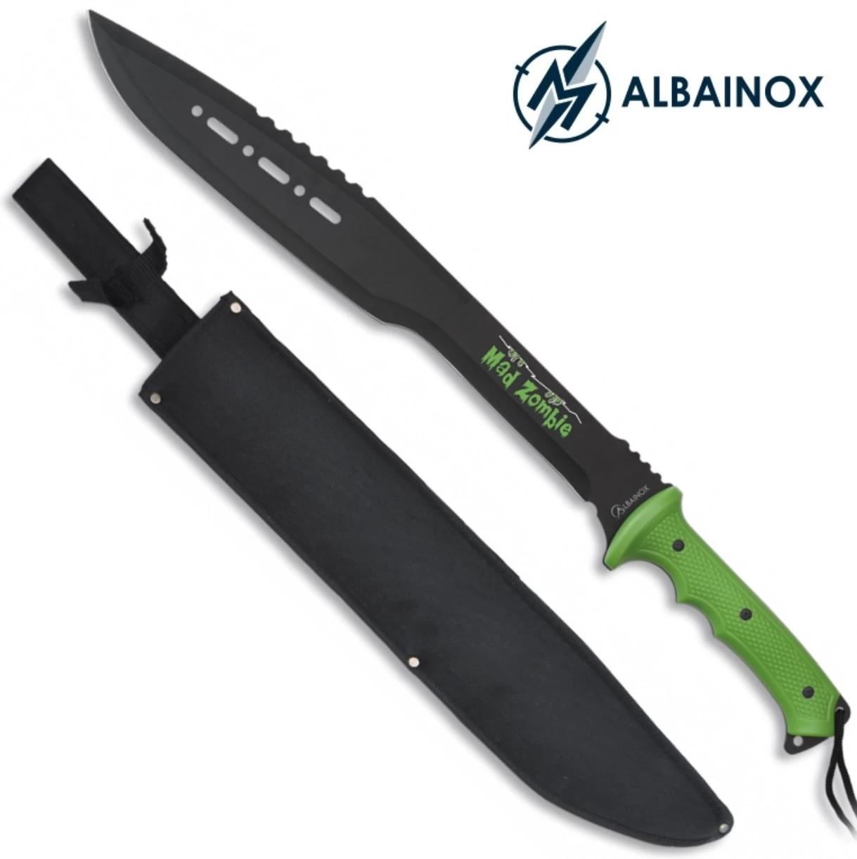 Machette Zombie 63,5cm Full Tang Acier ALBAINOX 1 Machette Zombie 63,5cm Full Tang Acier ALBAINOX