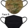 Masque De Protection Camouflage Tissus Lavable Réversible