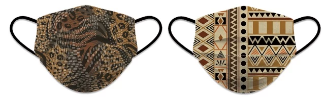 Masque De Protection Indien Tissus Lavable Réversible 1 Masque De Protection Indien Tissus Lavable Réversible