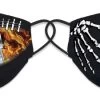 Masque De Protection Squelette Tissus Lavable Réversible