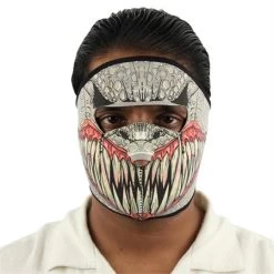 Masque En Néoprène - Design Baraka De Mortal Kombat