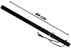 Matraque Caoutchouc 44cm Baton - Résistante Et Maniable