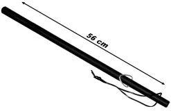 Matraque Caoutchouc 55cm Baton - Résistante Et Maniable