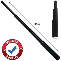 Matraque Télescopique 40cm Acier Premium Baton