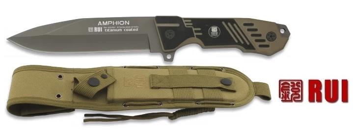 Poignard Titane Full Tang G10 - RUI Tactique 1 Poignard Titane Full Tang G10 - RUI Tactique