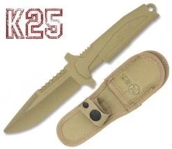 Poignard Couteau Entrainement 23,5cm Combat Sable K25