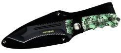 Poignard Couteau Zombie 24,5cm - Full Tang En Acier