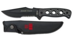 Poignard Tactique 25cm Titane - Couteau Full Tang