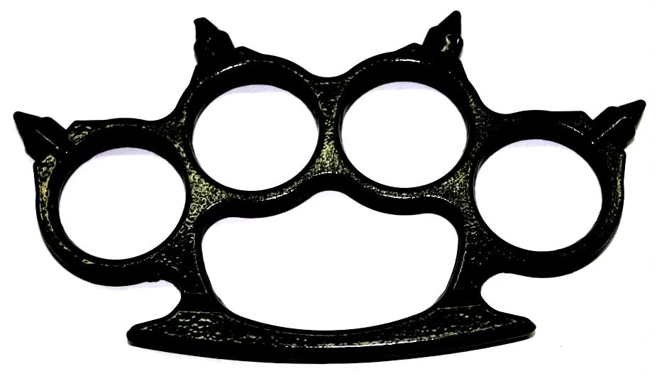 Poing Américain Impact Avec Pics - Acier Inox 2 Poing Américain Impact Avec Pics - Acier Inox – Image 2