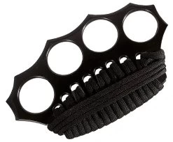 Poing Américain Noir G10 Confort Cordage