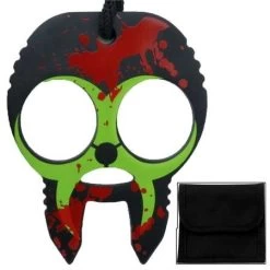 Poing Américain Acier Zombie + étui