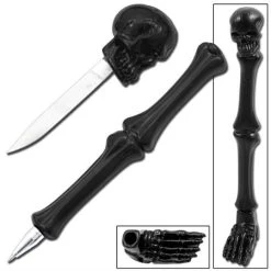 Stylo Ouvre Lettre Lame Squelette - Crayon
