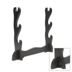 Lot 3 Katanas Arme + Socle Déco - Katana Design Samouraï -ArmeLame Offres Couteaux Boutique support katana 1