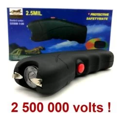 Taser Shocker LED 2 500 000 Volts ! Tazer + étui Inclus